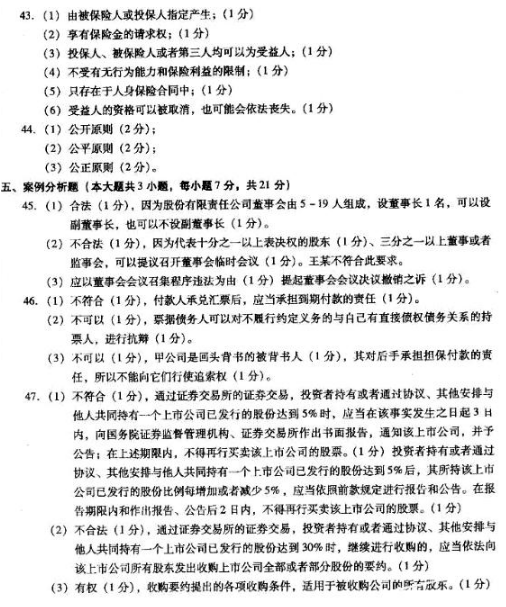 t02.png 2018年辽宁自考法学类商法原理与实务模拟试题及答案一(图2)