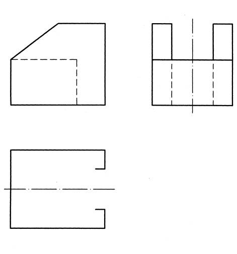 全国2008年7月高等教育自学考试工程制图试题(图6) 全国2008年7月高等教育自学考试工程制图试题(图6)