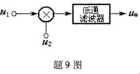 全国2009年10月高等教育自学考试非线性电子电路(图5) 全国2009年10月高等教育自学考试非线性电子电路(图5)