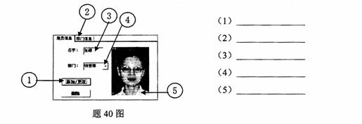 全国2009年10月高等教育自学考试数据库及其应用(图7) 全国2009年10月高等教育自学考试数据库及其应用(图7)